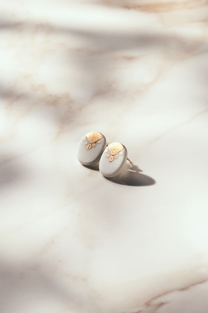 Pendientes Destellos Oval Mate