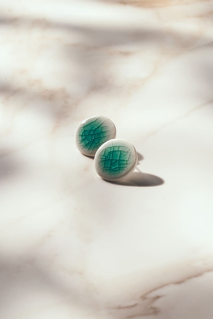 Pendientes Redondo Turquesa