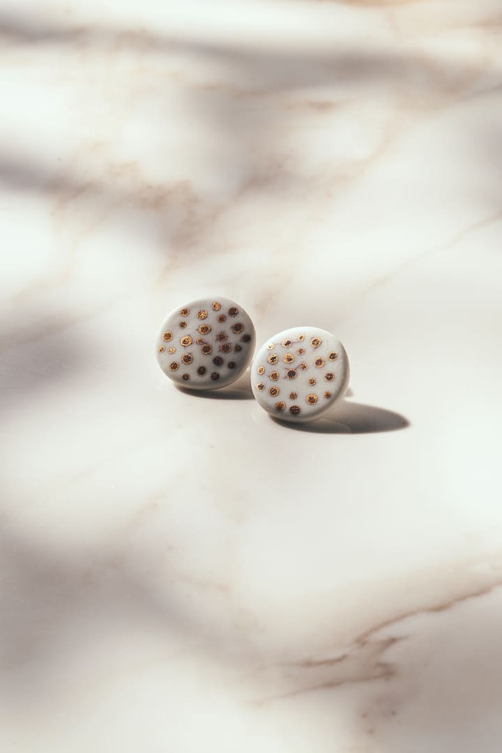Pendientes Destellos Redondo Mate